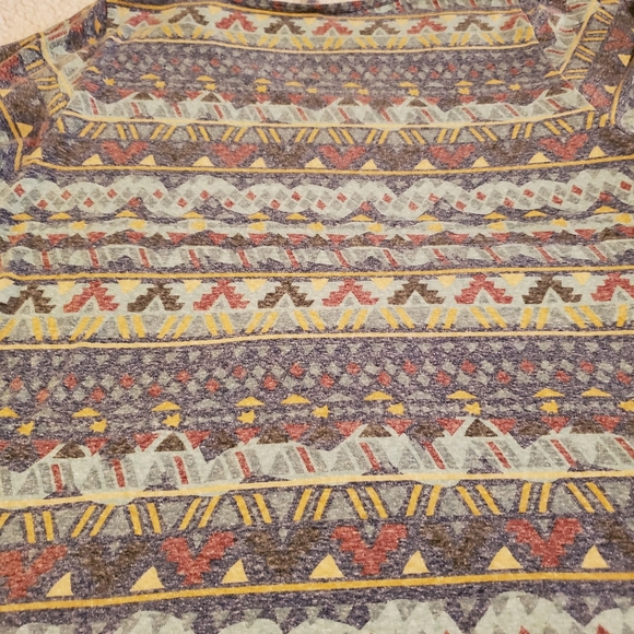 Lularoe 3x Pullover short sleeve top.  Multicolor - Picture 5 of 5